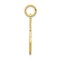 10K Yellow Gold Racquetball Racquet Charm FindingKing 25 X 7mm Jewerly